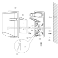 USA, Canada vente chaude 120 V 12 W photocellule led wall pack